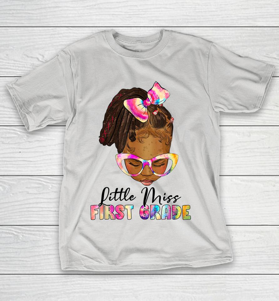 Little Miss 1st Grade Back To School Afro African Hair Shirts