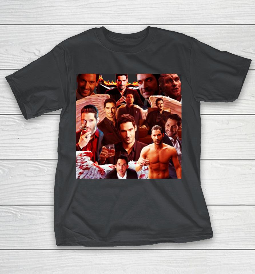 Lucifer Morningstar Tv Show Collage Design 2020 Shirts