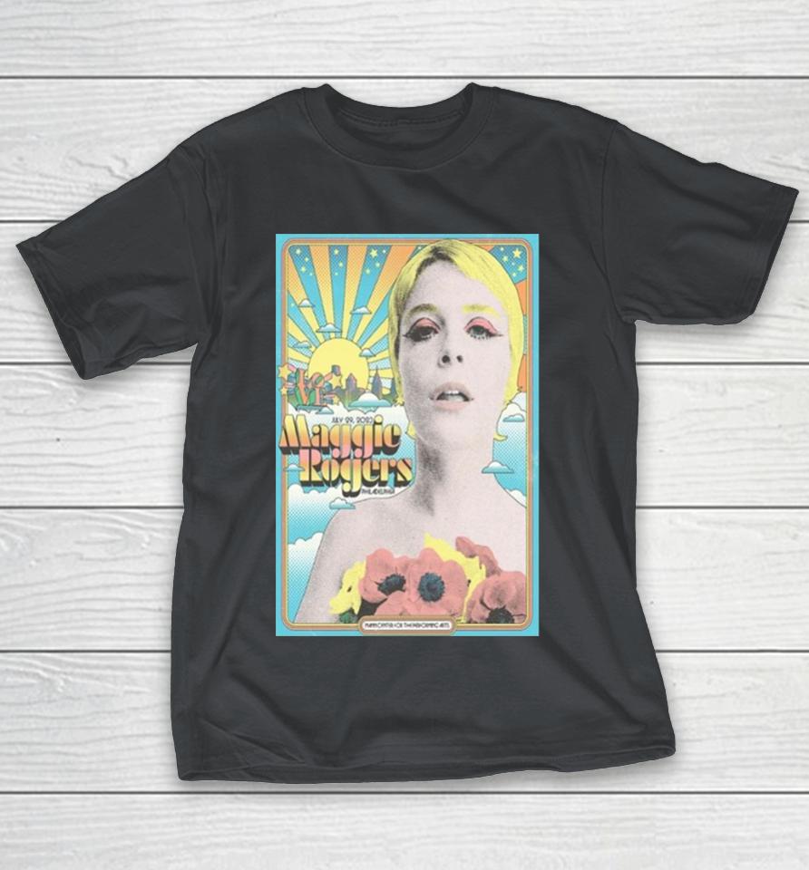 Maggie Rogers 29 July Event Philadelphia 2023 Poster Shirts