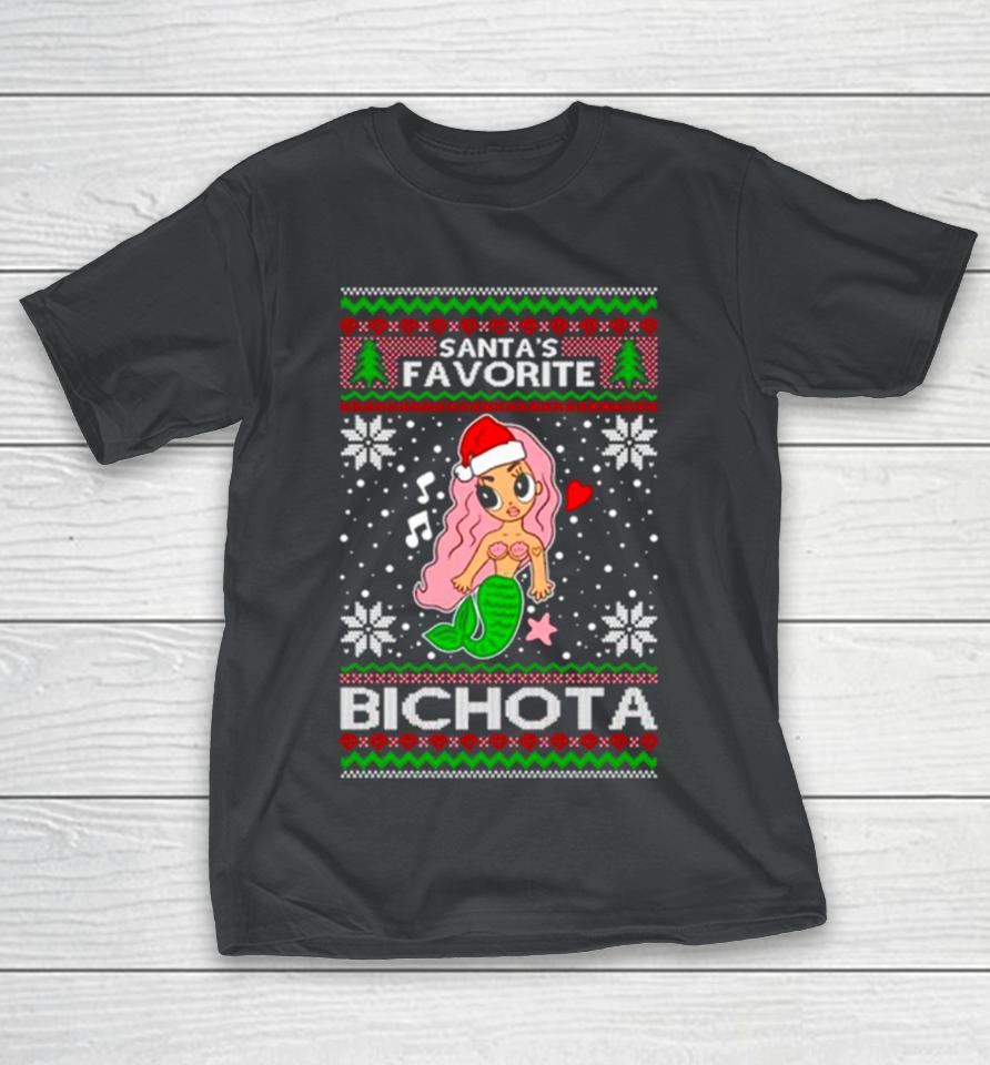 Mermaid Santa’s favorite bichota Ugly Christmas Shirts