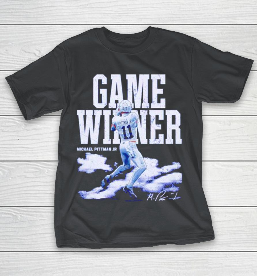 Michael Pittman Jr Indianapolis Colts game winner signature Shirts
