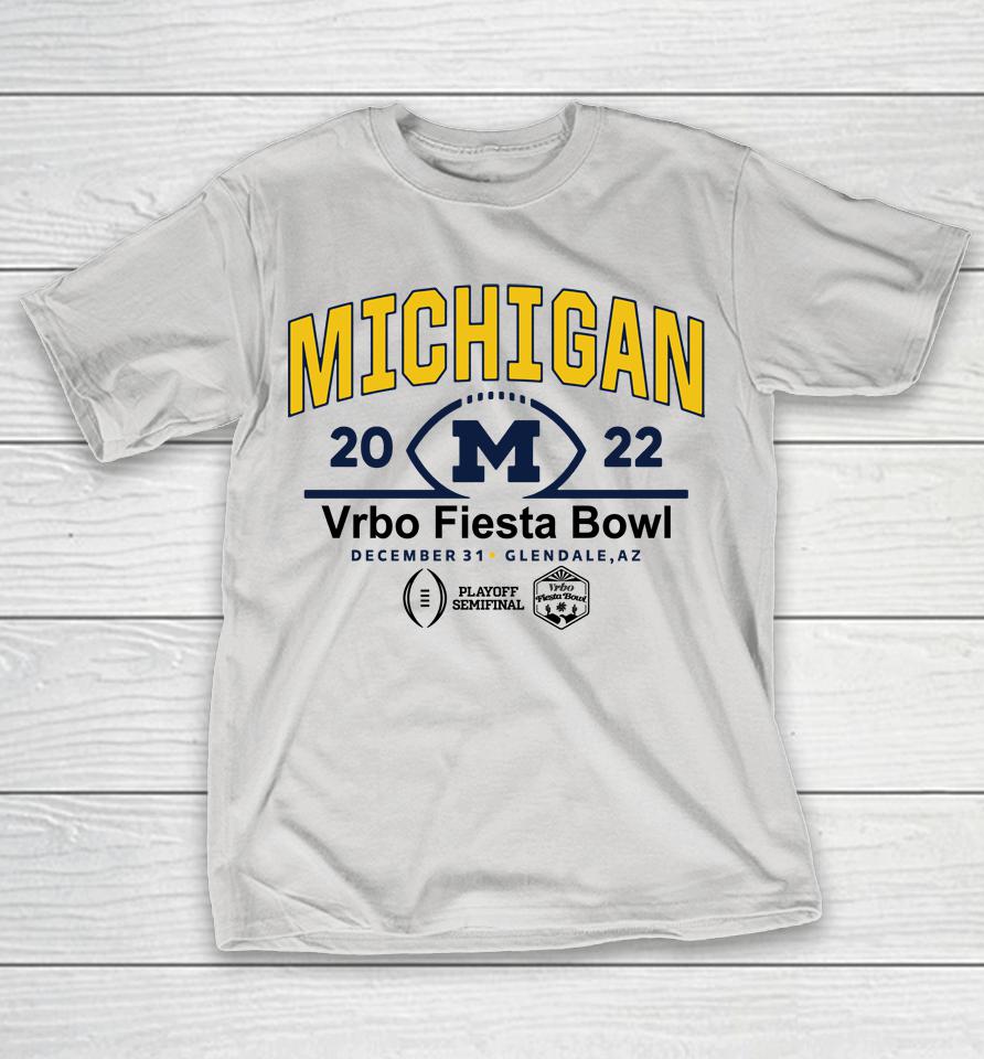 Michigan Team Vrbo Fiesta Bowl 2022 Cfp Semifinal Logo Shirts WoopyTee