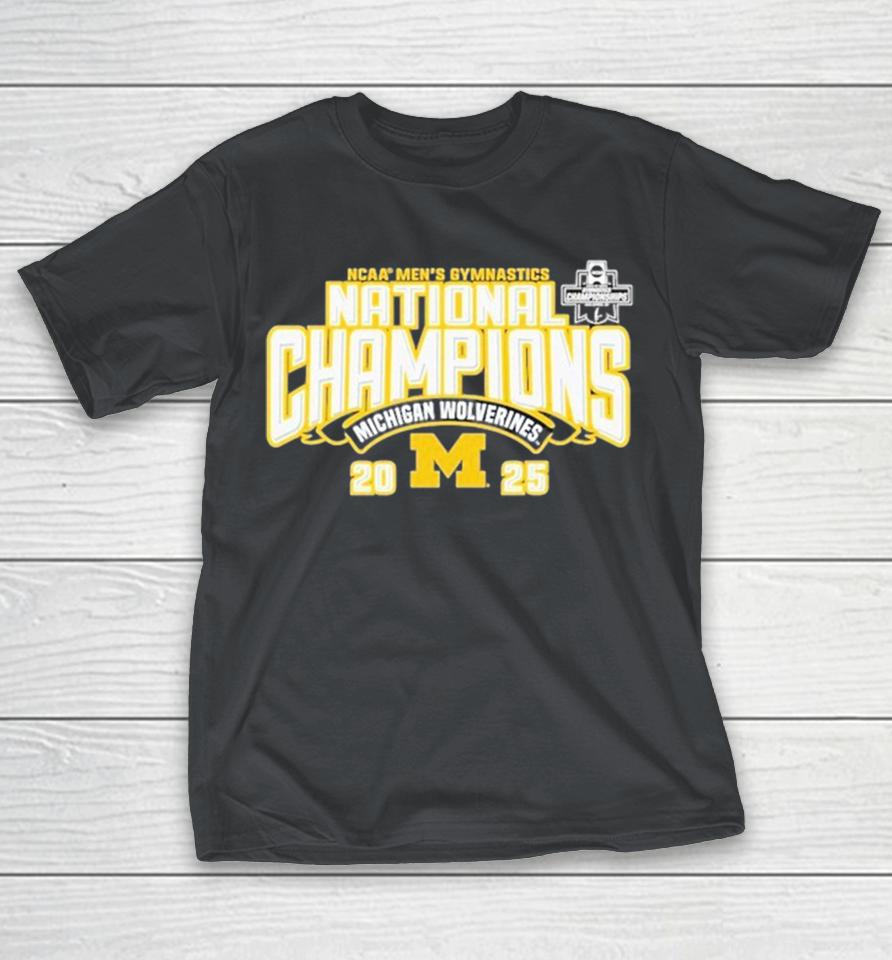 Michigan Wolverines 2025 NCAA Men’s Gymnastics National Champions Shirts