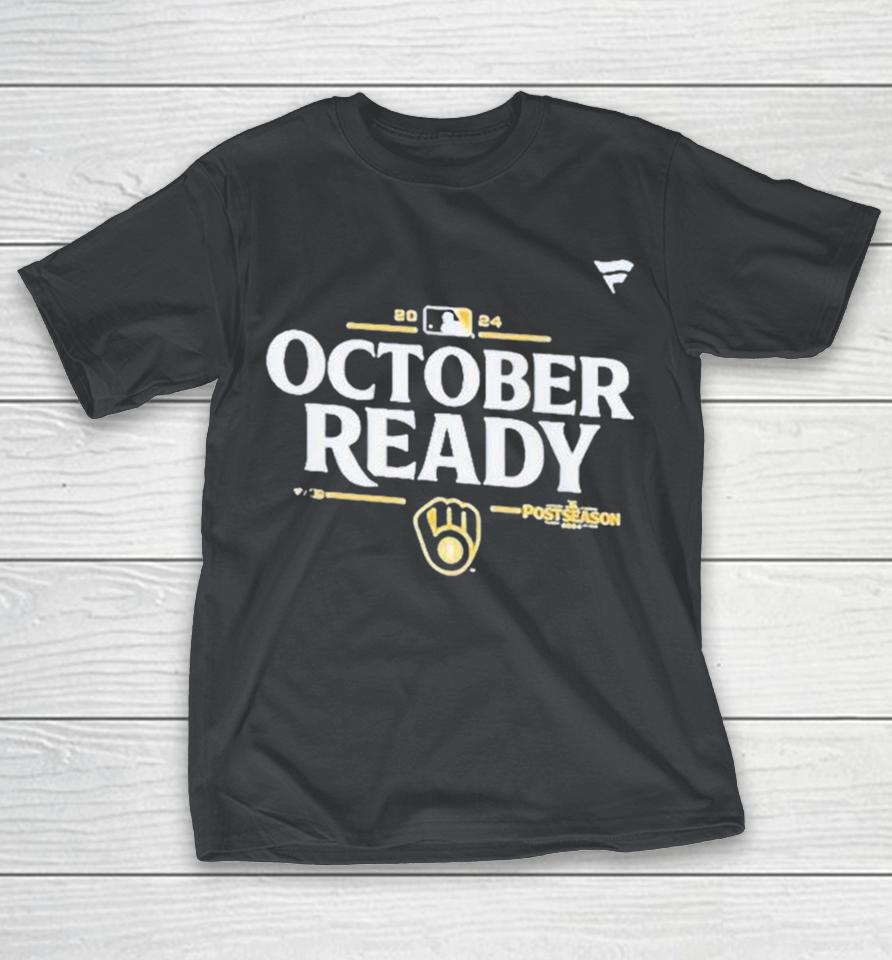 Milwaukee Brewers Fanatics Navy 2024 Mlb Postseason Shirts