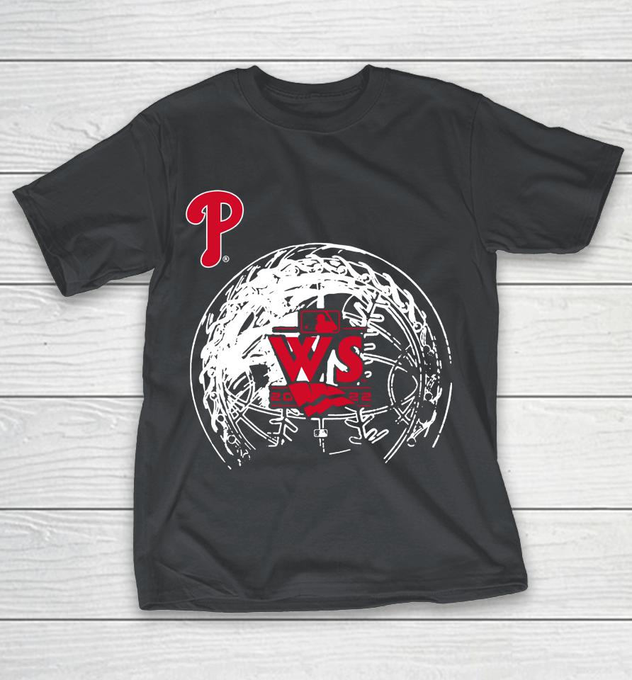 MLB Ws 2022 Philadelphia Phillies Black World Series Worldwide Event Shirts