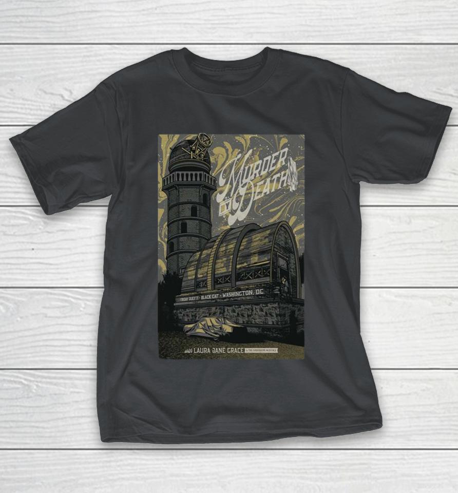 Murder By Death Black Cat July 11, 2025 Washington, D.C Shirts