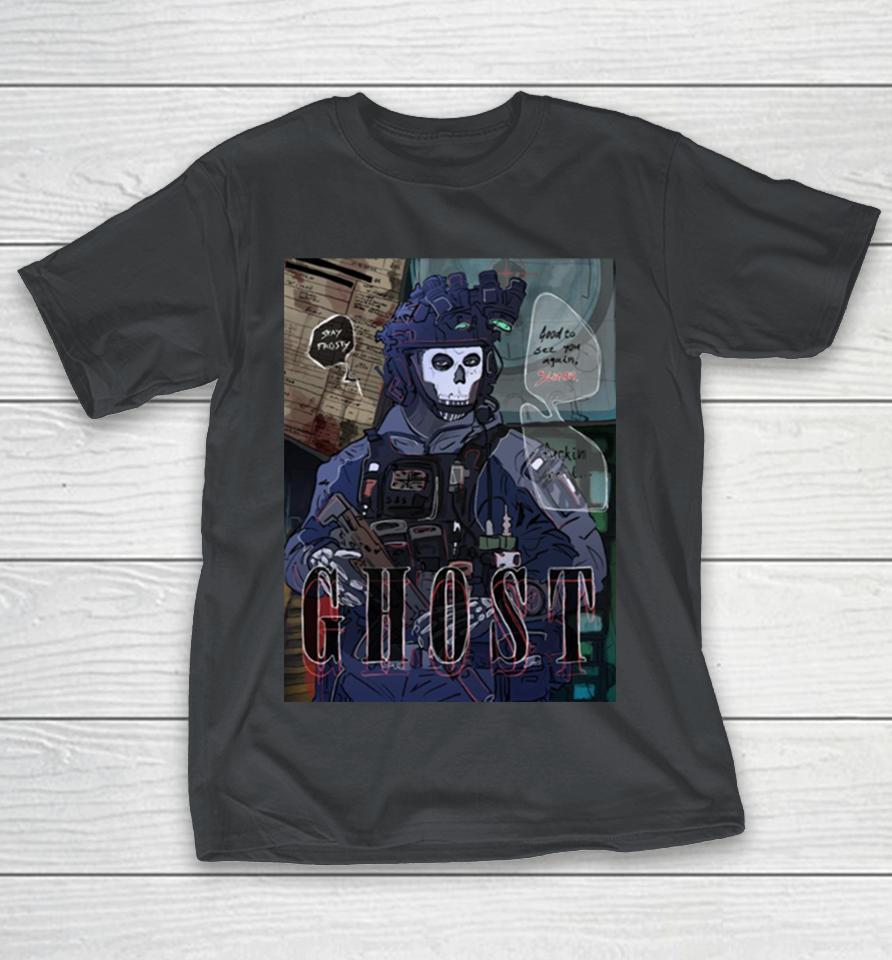 Mw2 Collage Simon Ghost Riley Design Shirts