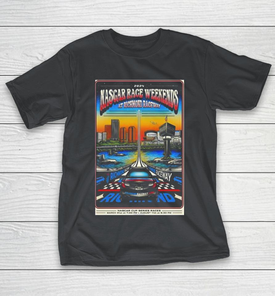 Nascar Race Weekends At Richmond Raceway March 31 2024 and August 11 2024 Shirts