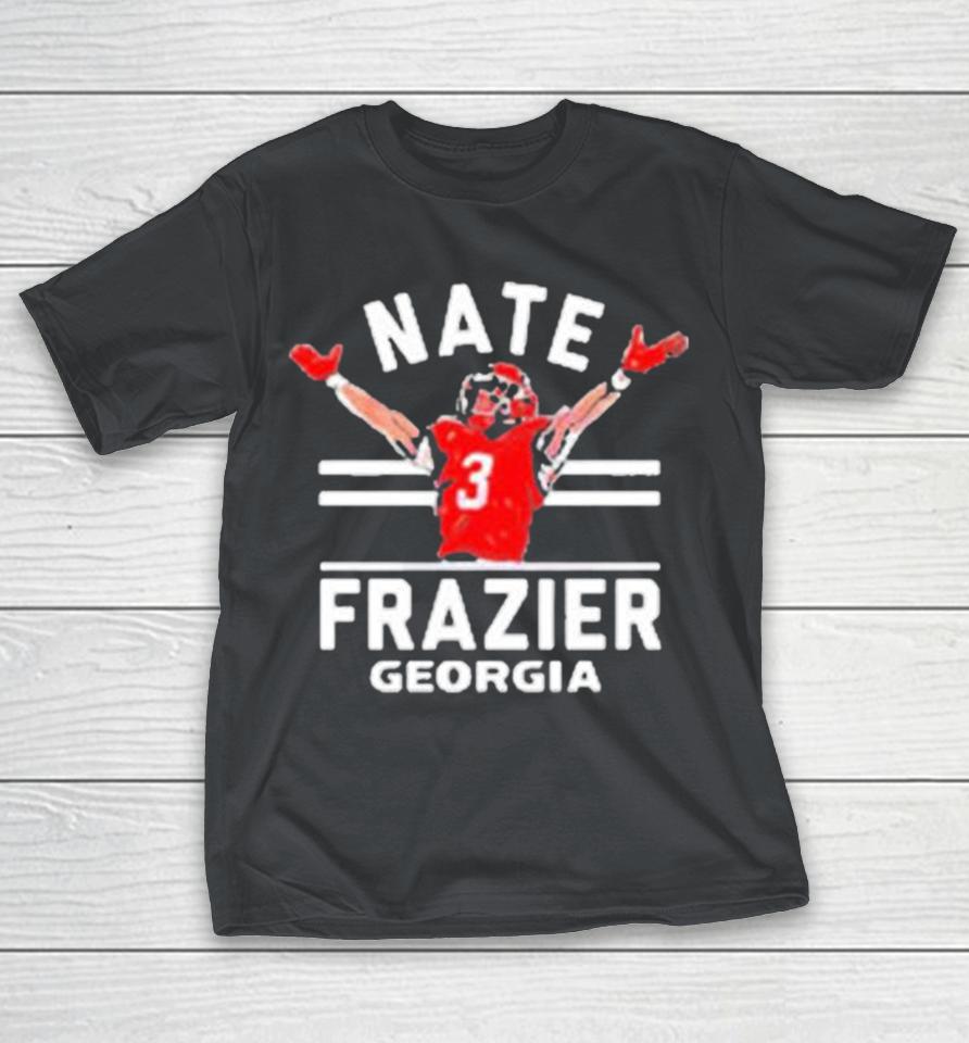 Nate Frazier 3 Georgia Bulldogs Football Players Shirts