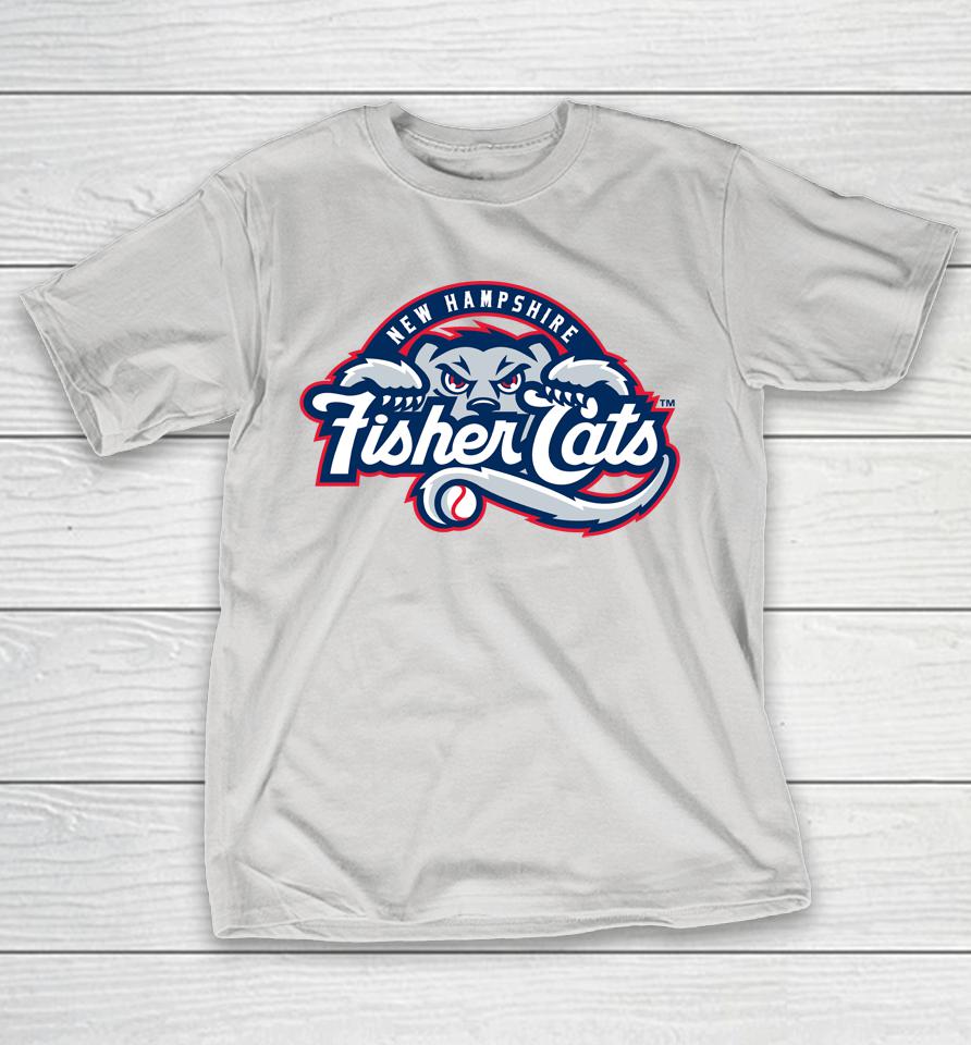 New Hampshire Fisher Cats Toddler Primary Logo Shirts WoopyTee