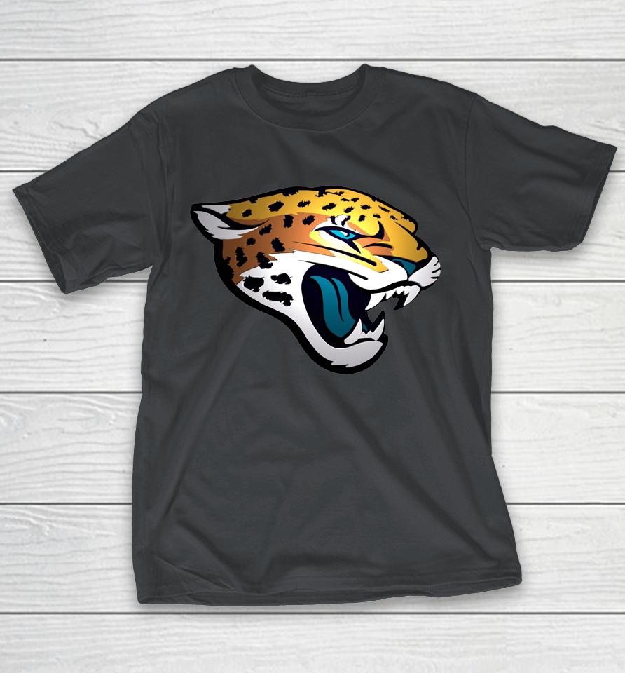 NFL Shop Men's Jacksonville Jaguars Black Big And Tall Primary Team Logo 2022 Shirts WoopyTee