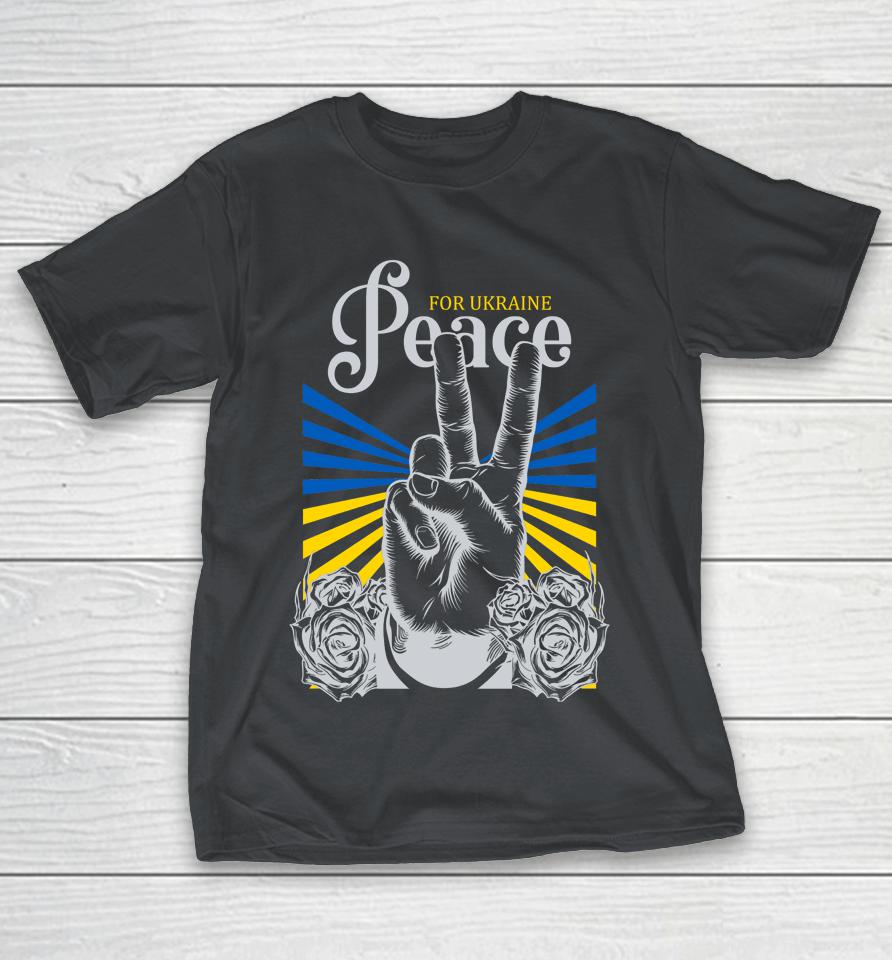 No War Urkrian Flag Peace To Ukraine Shirts