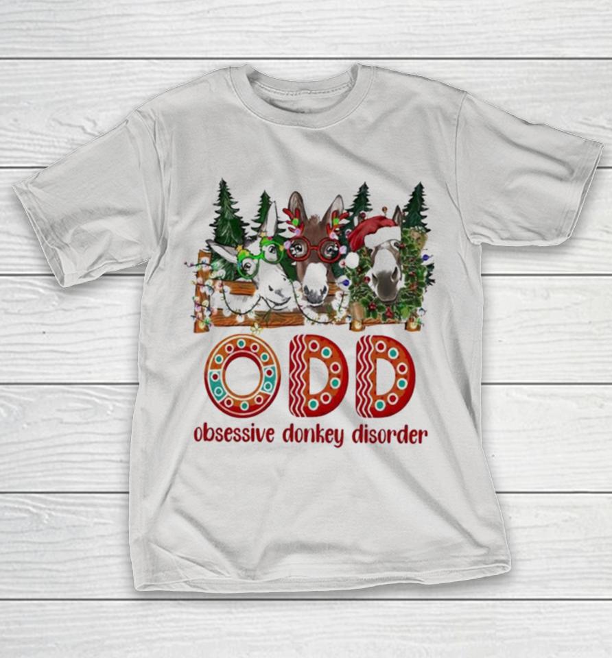 Odd Obsessive Donkey Disorder Christmas Shirts