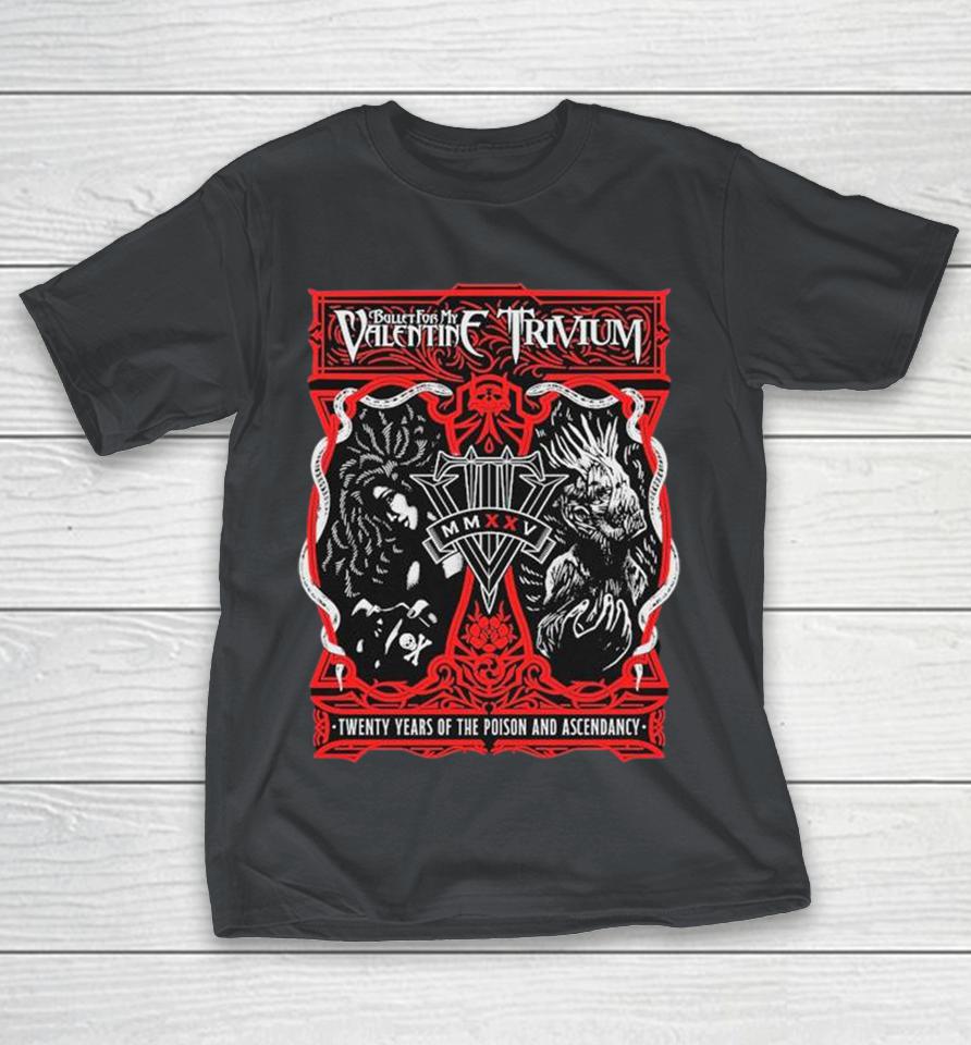Official Bullet For My Valentine X Trivium Twenty Years Of The Poison And Ascendancy Shirts