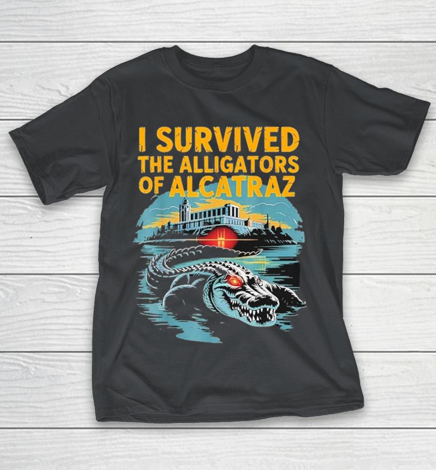 Official I Survived The Alligators Of Alcatraz Shirts