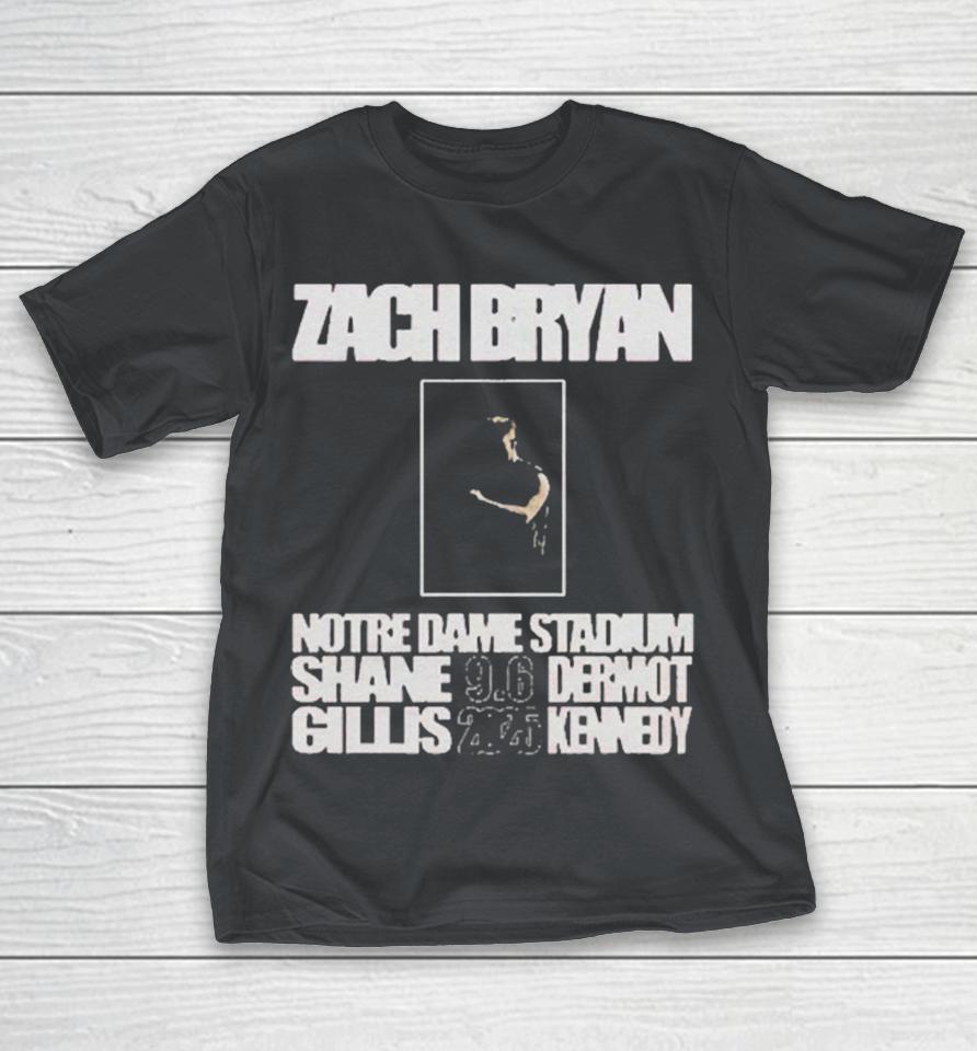 Official Zach Bryan Notre Dame Stadium Shane Dermot 2025 Shirts