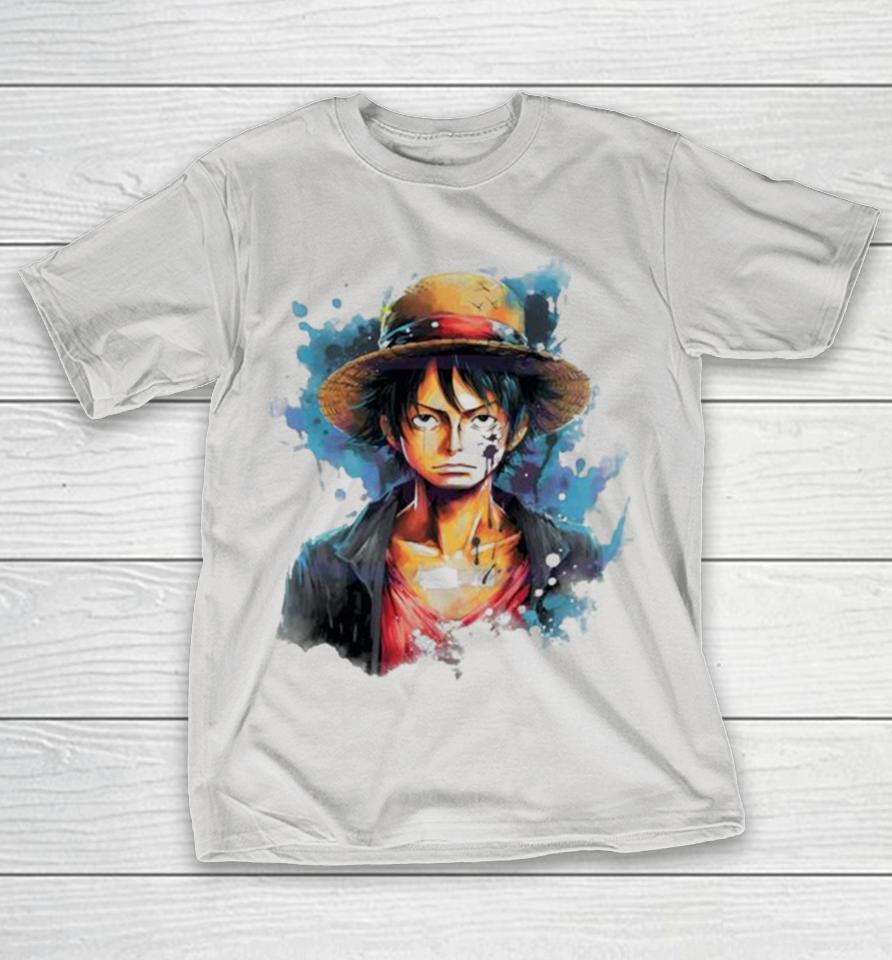 One Piece Monkey D Luffy Character Art Shirts
