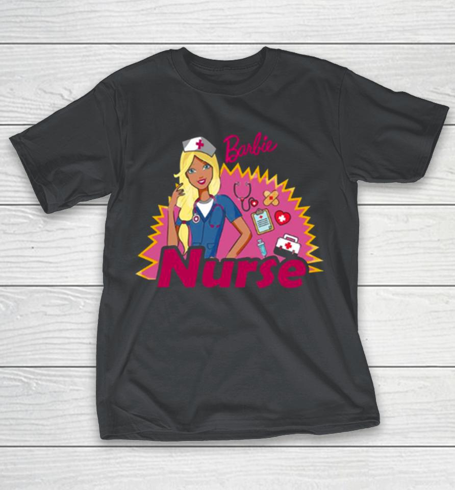 Pink Design For Nurse Barbie Nurse Shirts