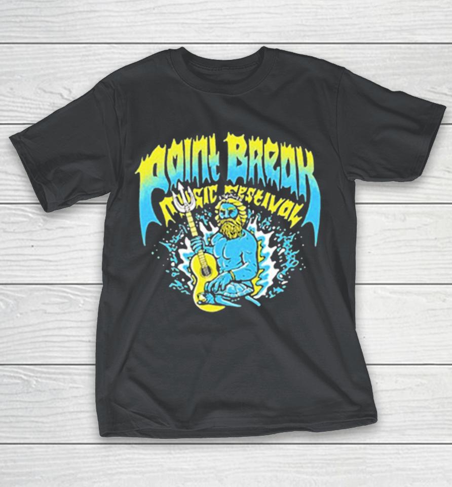 Point Break Music Festival 2025 In Virginia Beach Poseidon Guitar Shirts