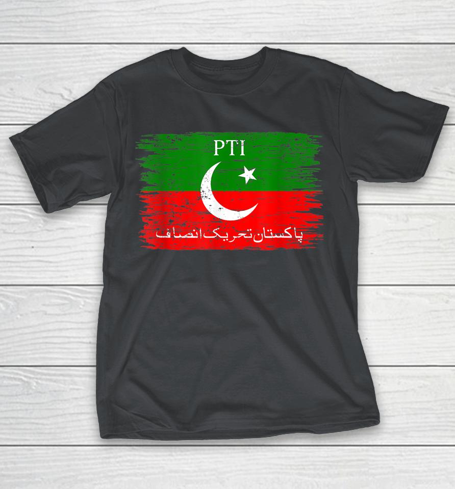 Pti Flag Imran Khan Pakistan Flag Pakistani Pride Vintage Shirts WoopyTee