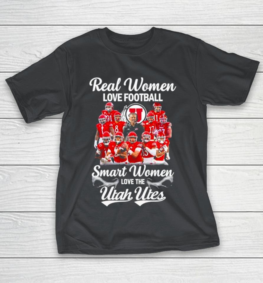 real women love football smart women love the Utah Utes players team Shirts