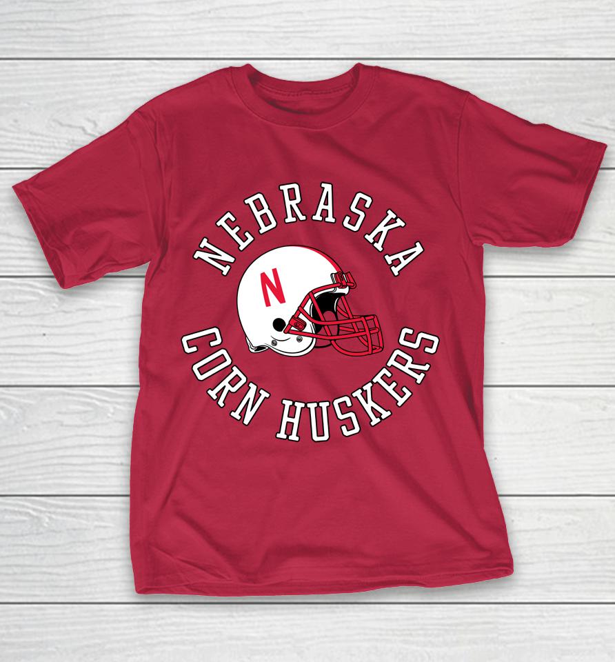 Charlie Hustle Nebraska Cornhuskers Red Football Shirts WoopyTee