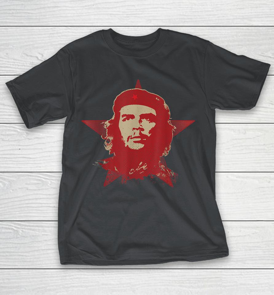 Red Che Guevara Guerrilla Star Cuban Revolution Heritage Shirts