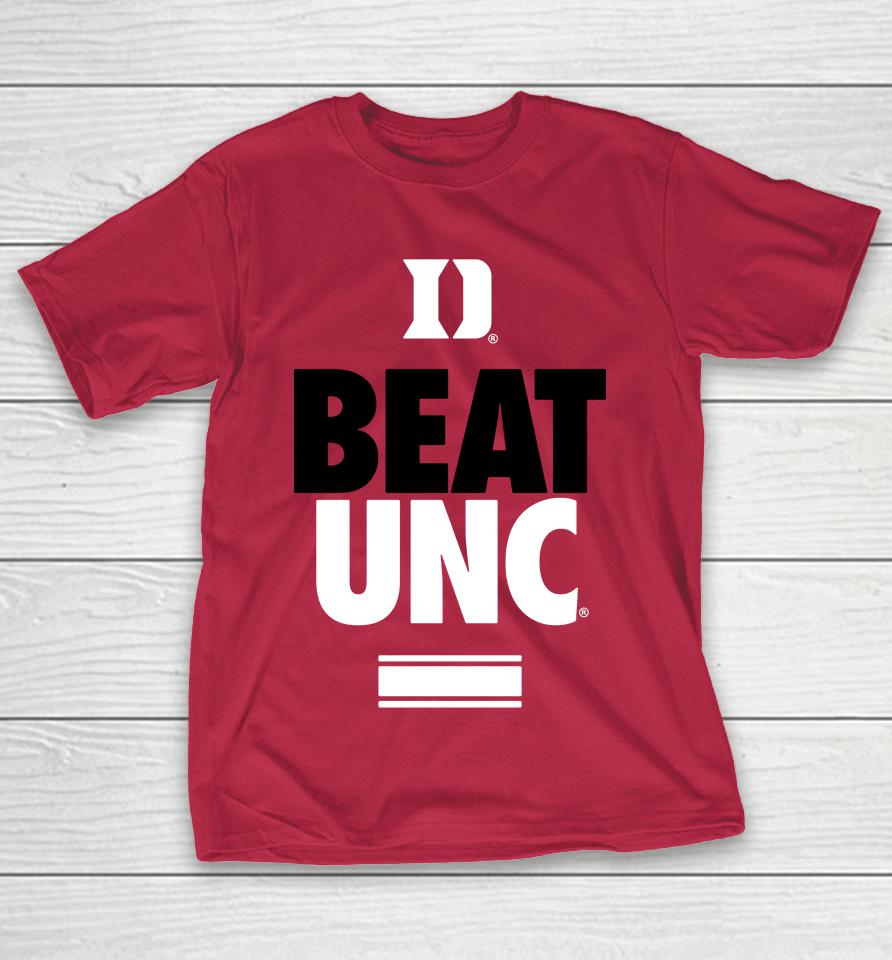 Duke Devils Beat UNC Shirts WoopyTee
