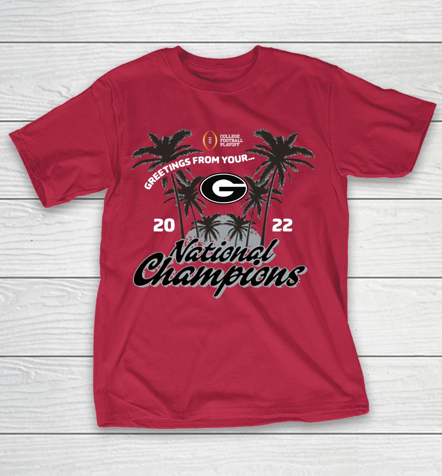 Fanatics Branded Bulldogs College Football Playoff 2022 National Champions Shirts