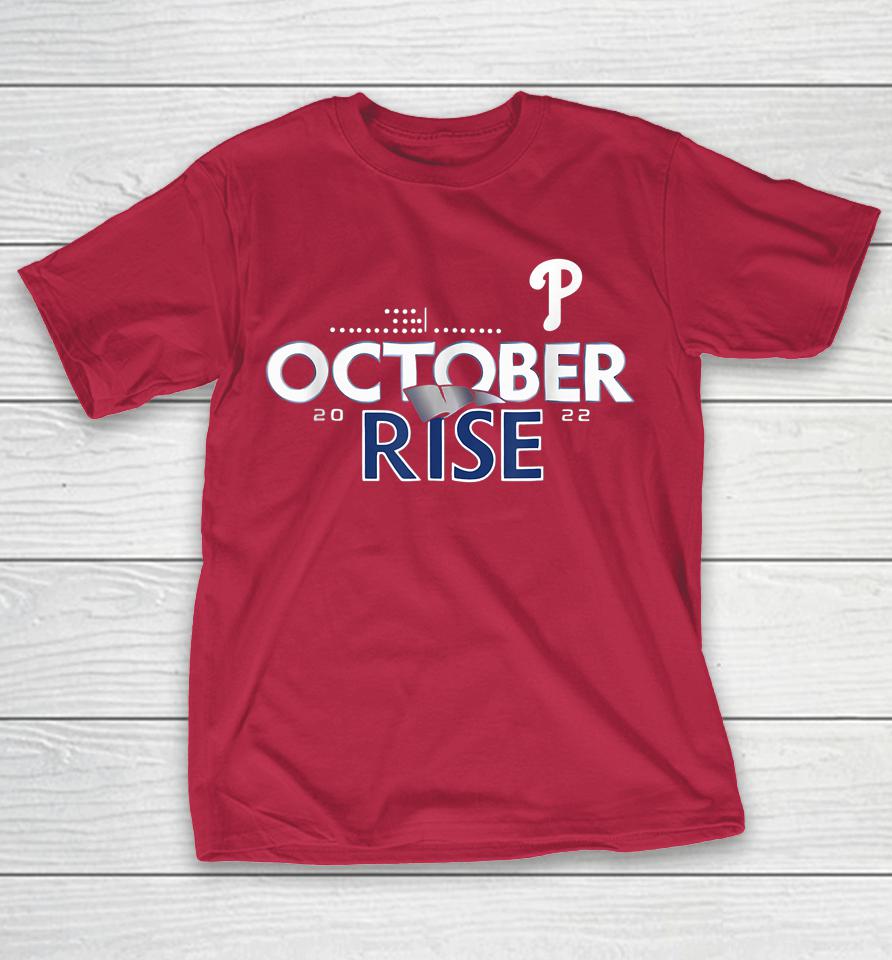 Vintage Red October Rise Phillies Shirts WoopyTee