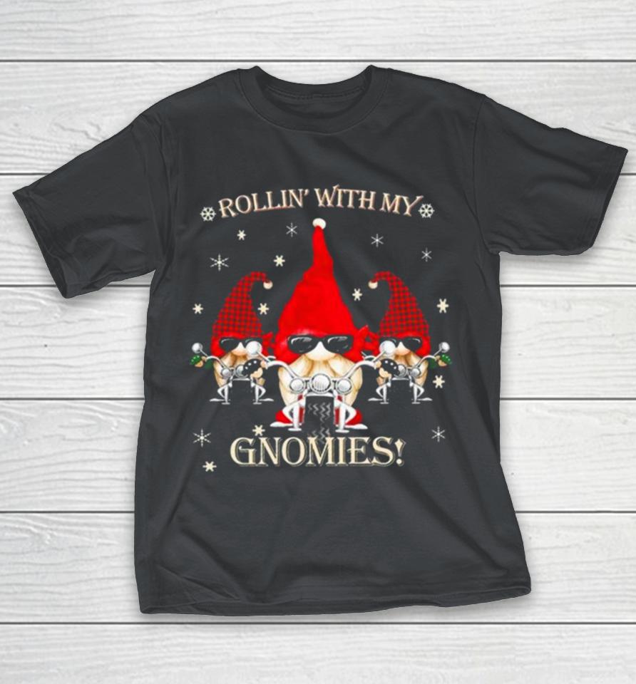 Rollin’ With My Gnomies Biker Christmas 2023 Shirts