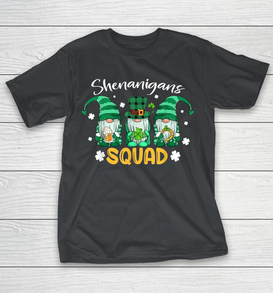 Shenanigans Squad St Patrick's Day Gnomes Green Proud Irish Shirts