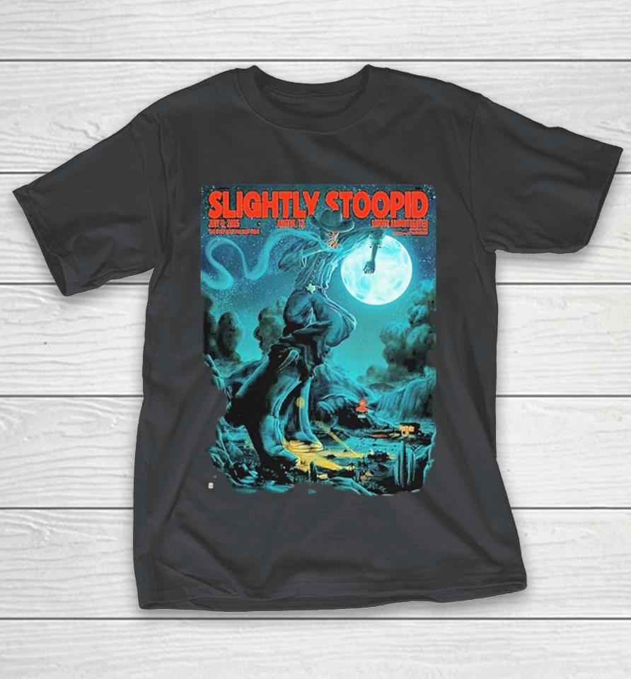 Slightly Stoopid Step Into The Sun Tour At Moody Amphitheater In Austin Texas On July 11 2025 Featuring Giant Cowboy Moonlit Desert Shirts
