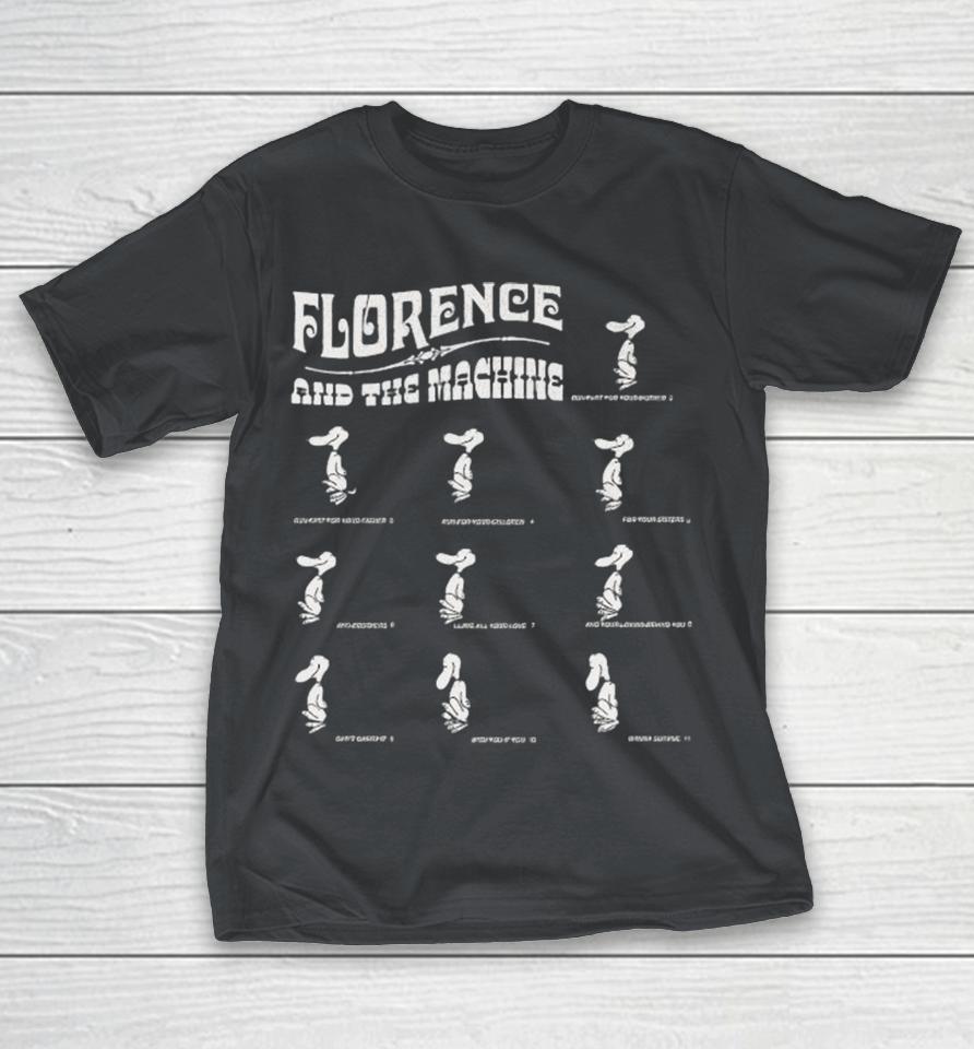 Snoopy Florence And The Machine Run Fast Shirts