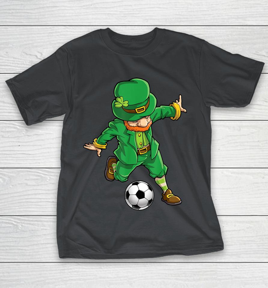 Soccer Leprechaun Boys St Patricks Day Shirts