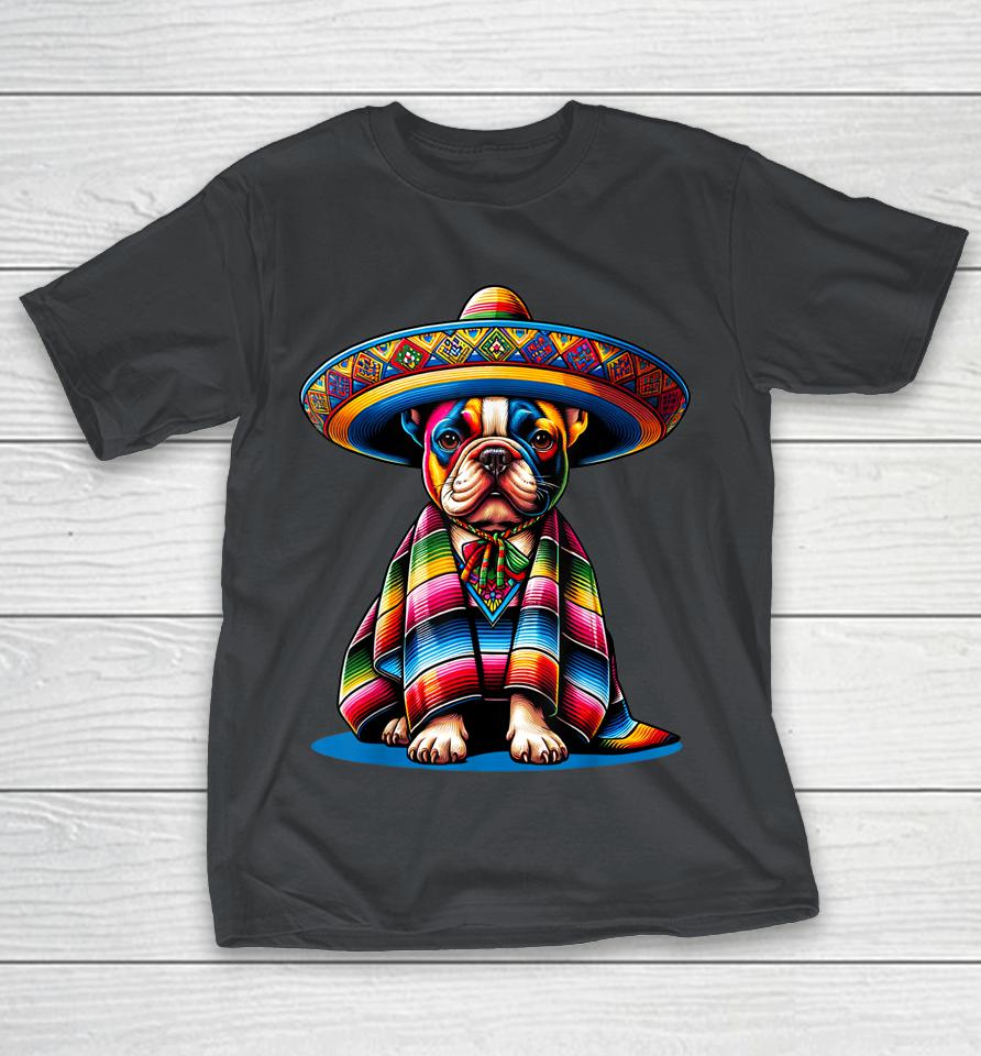 Sombrero Tacos Fiesta French Bulldog Lover Cinco De Mayo Shirts