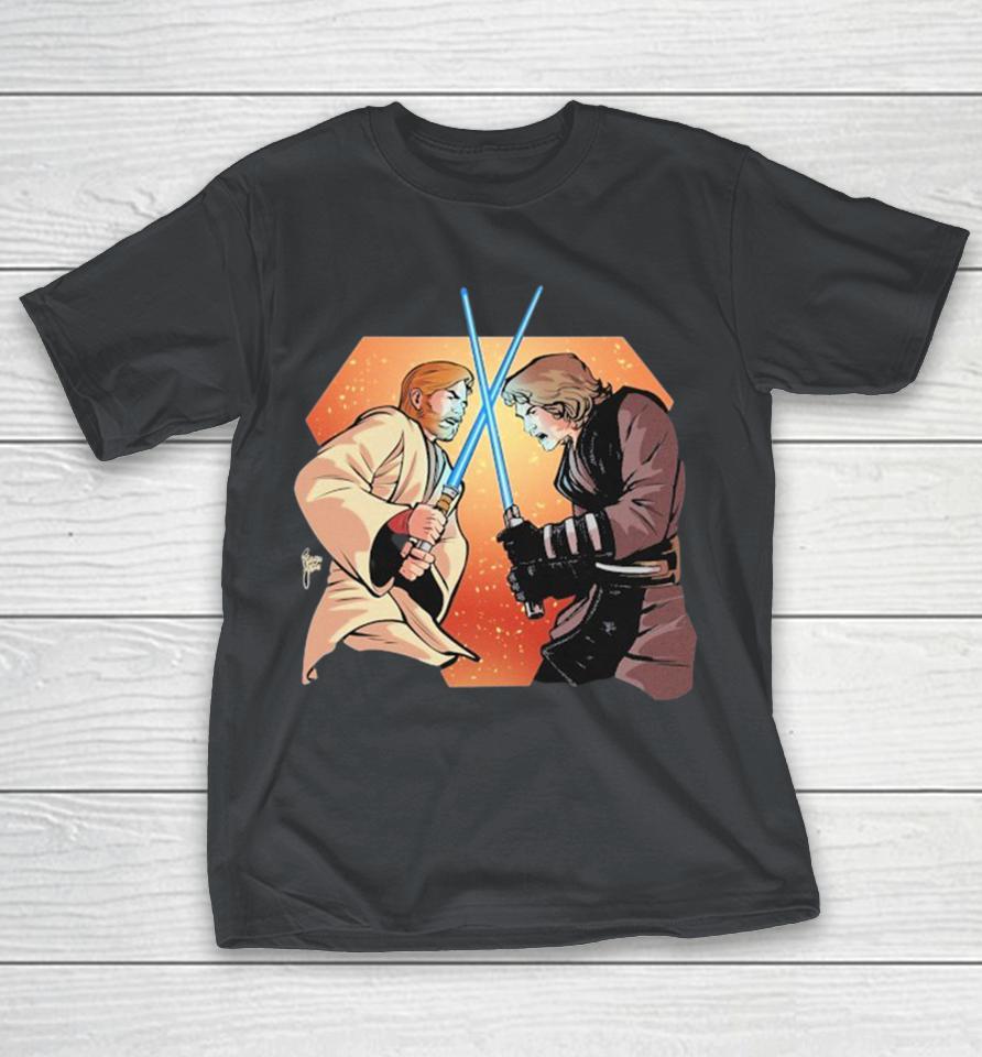 Star Wars The Duel On Mustafar Shirts