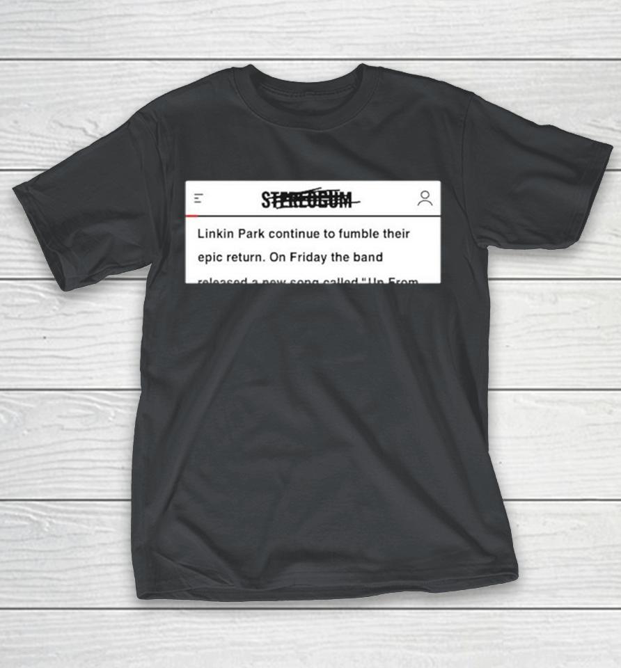 Stereogum Linkin Park Continue To Fumble Their Epic Return On Friday The Band Shirts