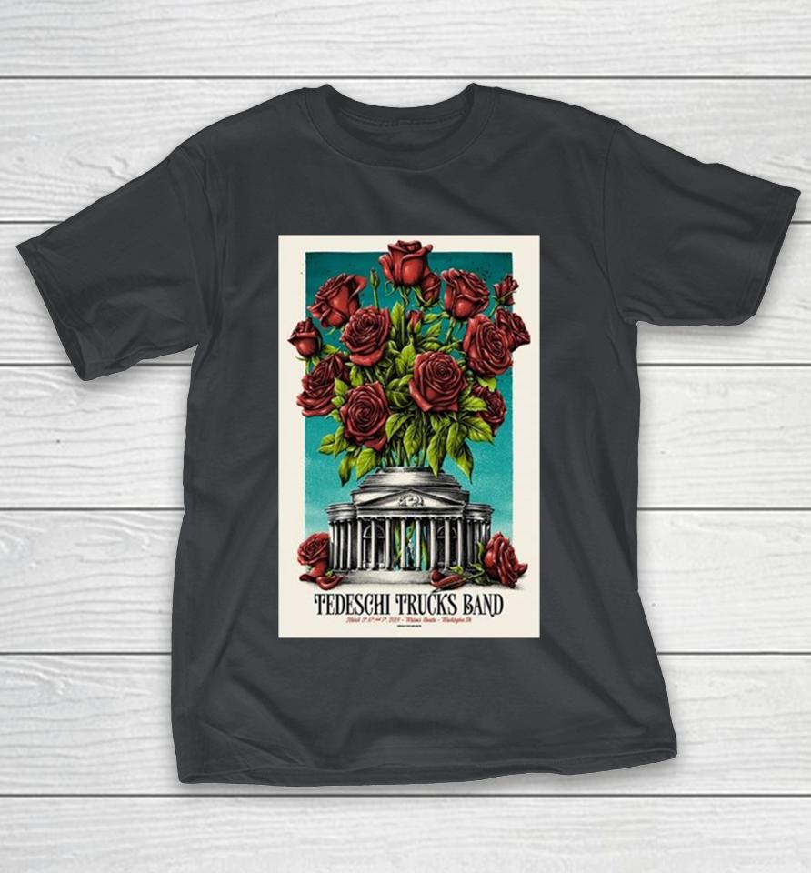 Tedeschi Trucks Band 3 7 2024 Warner Theatre Washington Dc Shirts