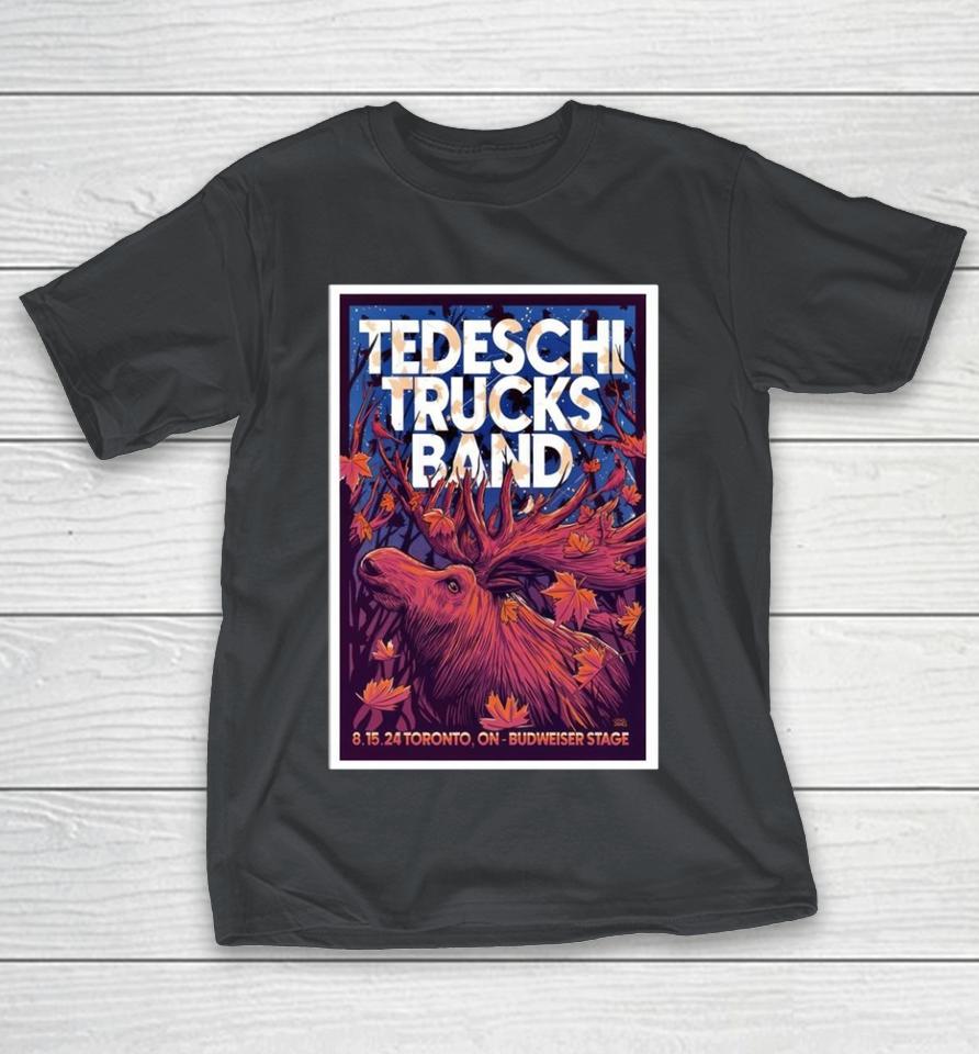 Tedeschi Trucks Band Aug 15 2024 Budweiser Stage In Toronto On Poster Shirts
