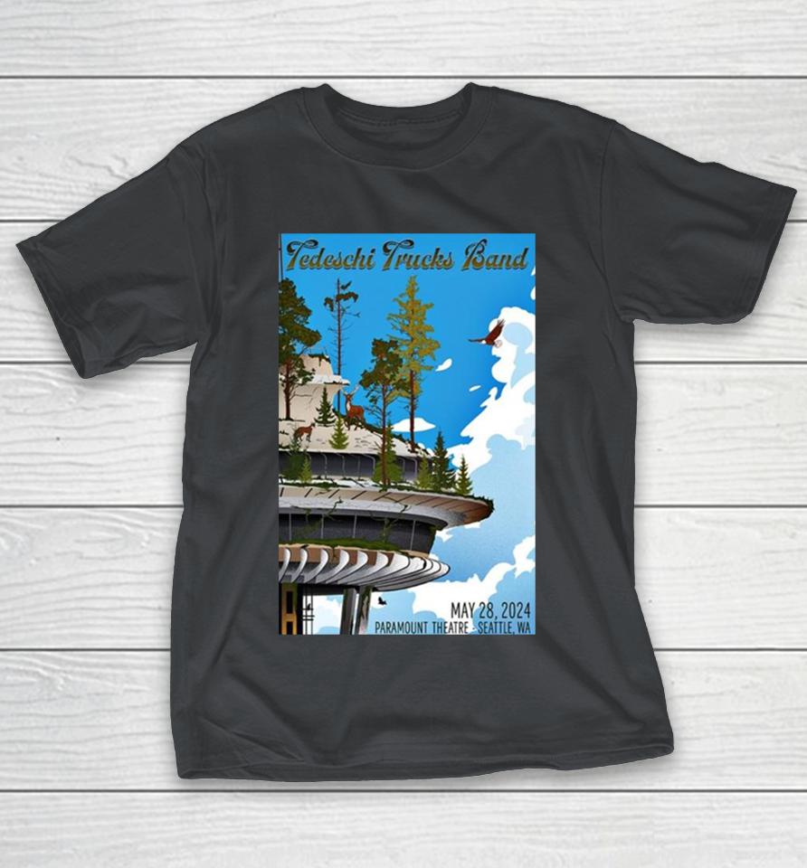 Tedeschi Trucks Band May 28 2024 Paramount Theatre Seattle WA Poster Shirts