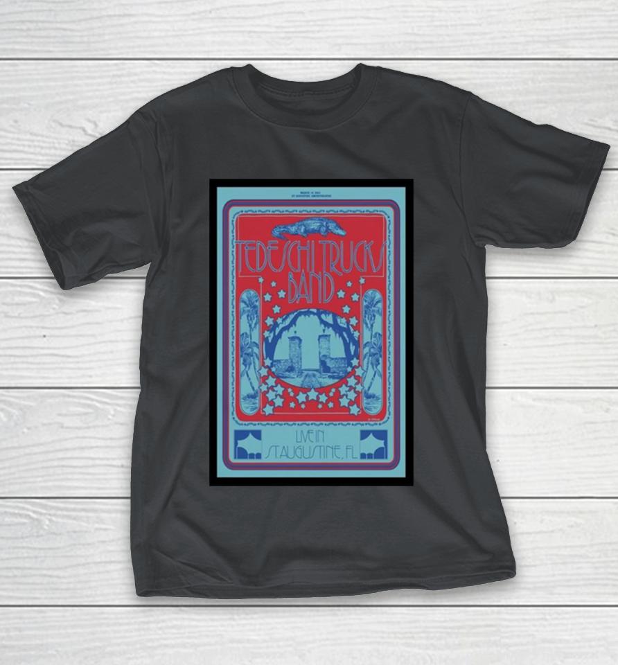 Tedeschi Trucks Band St Augustine The City Events Mar 16 2024 Poster Shirts