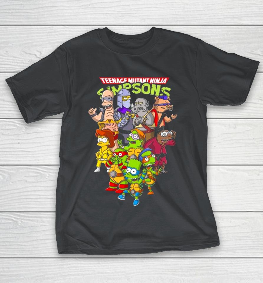 Teenage Mutant Ninja Simpsons Crossover Turtle 2023 Shirts