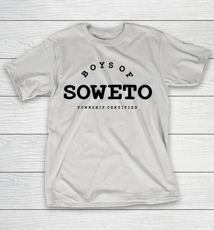 Thapelo Mokoena Wearing Boys Of Soweto Township Certified Shirts