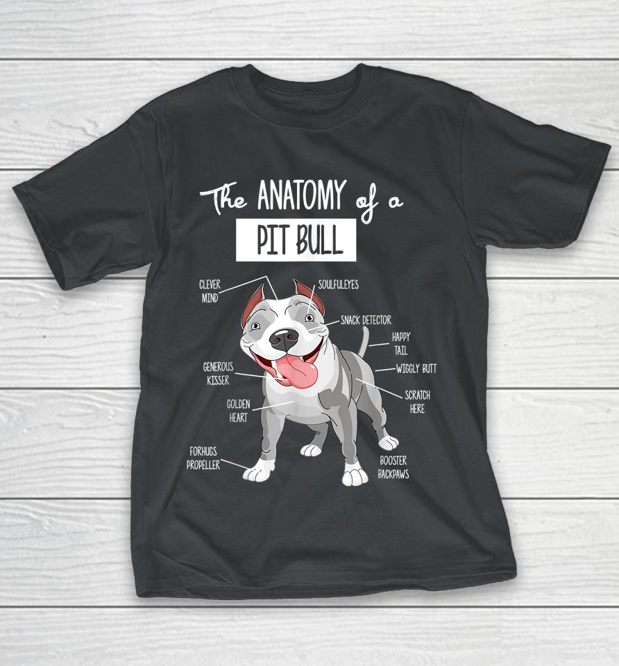 The Anatomy Of A Pitbull Shirts