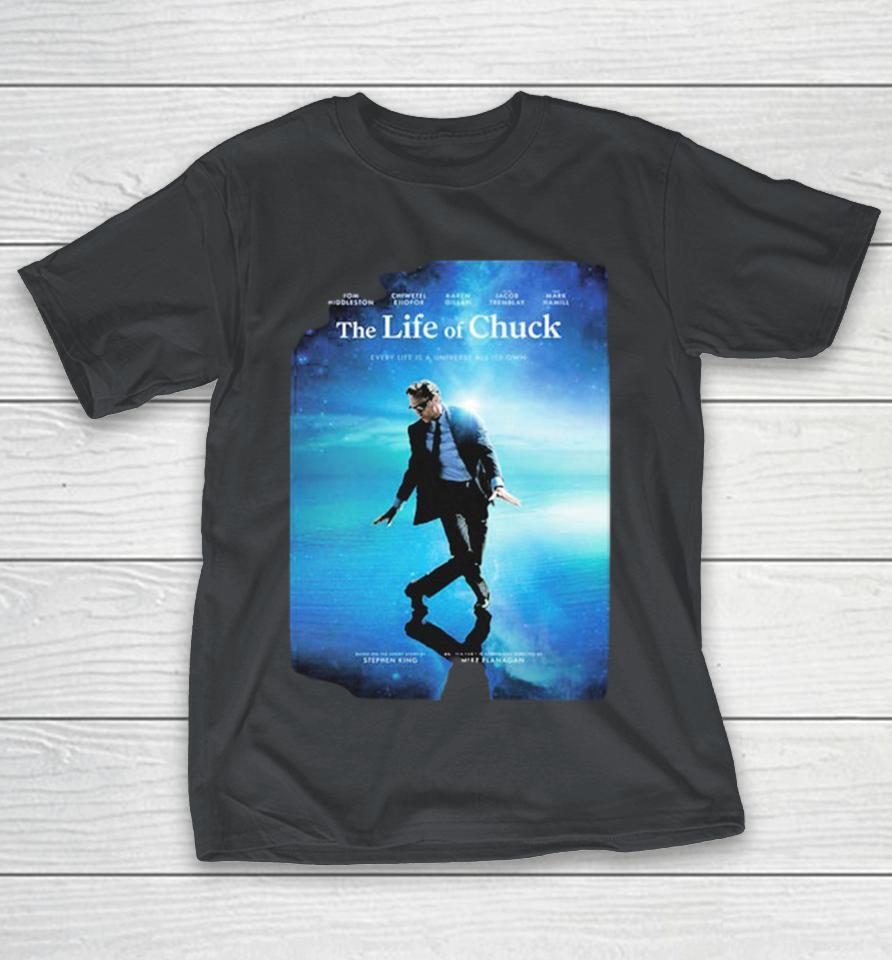 The Life Of Chuck Movie Every Life Is A Universe All Its Own In Theaters June 2025 Short Story By Stephen King Shirts