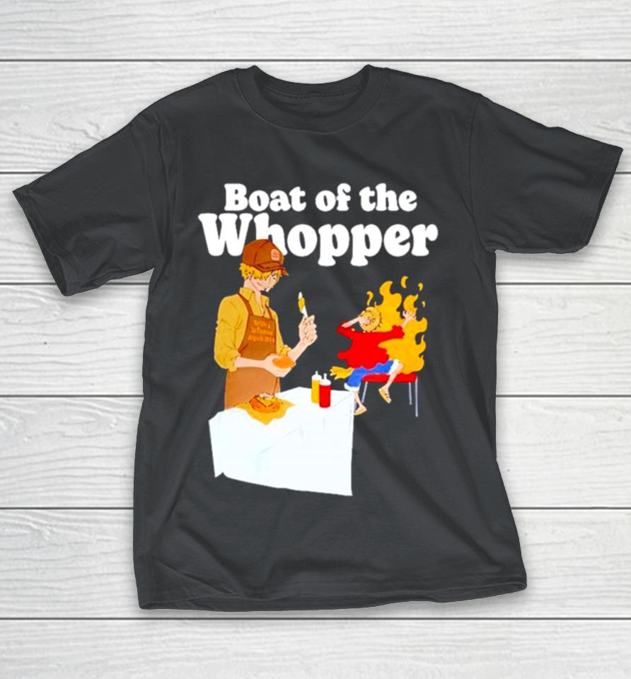 The One Piece X Burger King Menu Luffy boat of the whopper Shirts WoopyTee