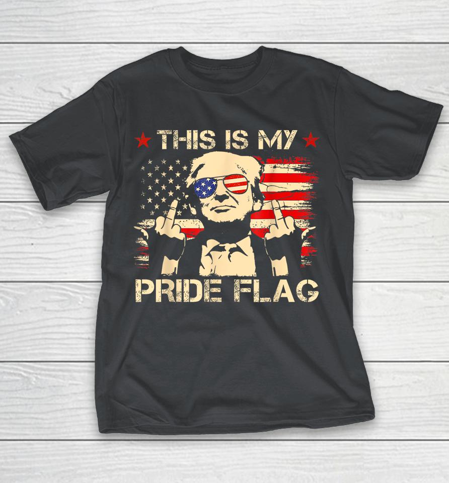 This Is My Pride Flag USA American 4th Of July Patriotic Shirts