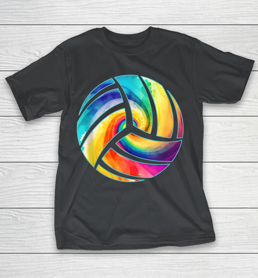 Tie Dye Colorful Volleyball Shirts