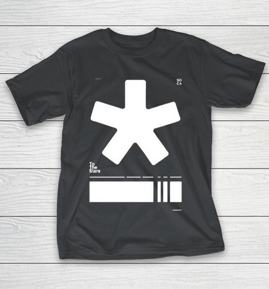 Tom Delonge Wearing To The Stars Asterisk Barcode Shirts